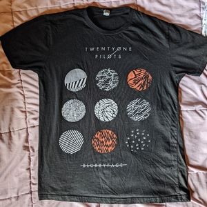 Black Twenty One Pilots Blurryface Shirt